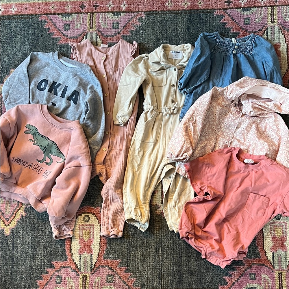 Zara Kids Shirts & Tops - Gray, Pink, Blue, Beige